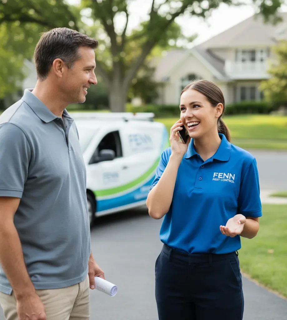 Fenn Pest Control customer support in Marshall